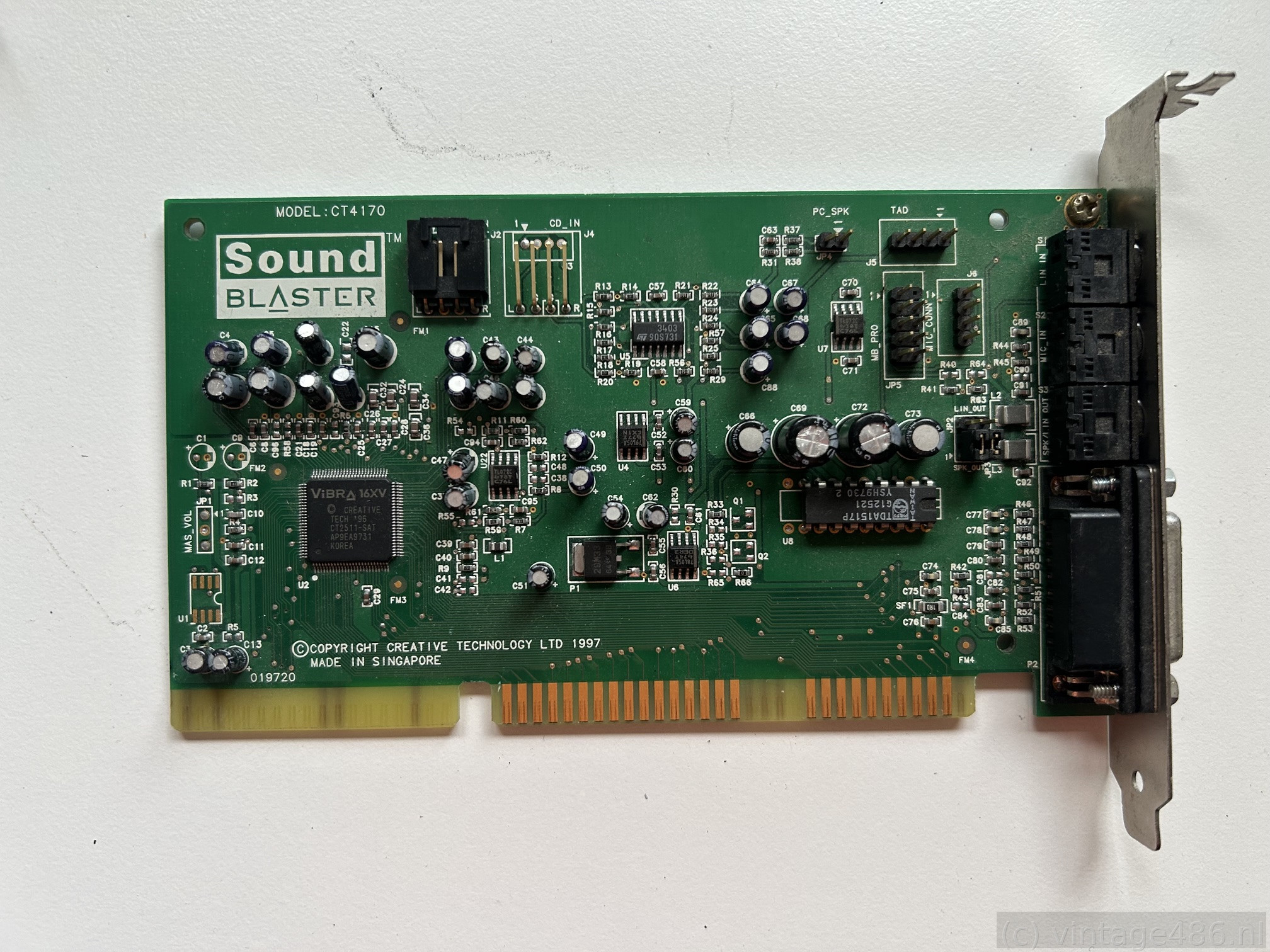 Sound Blaster Vibra16 CT4170 ISA